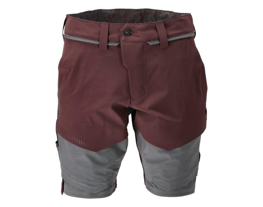 Shorts CUSTOMIZED bordeaux/anthrazitgrau
