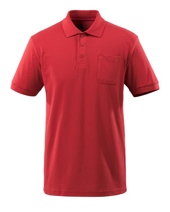 Polo-Shirt mit Brusttasche CROSSOVER rot