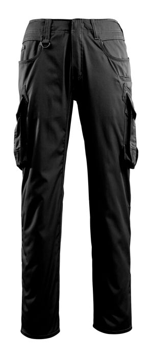 Hose mit Schenkeltaschen UNIQUE schwarz