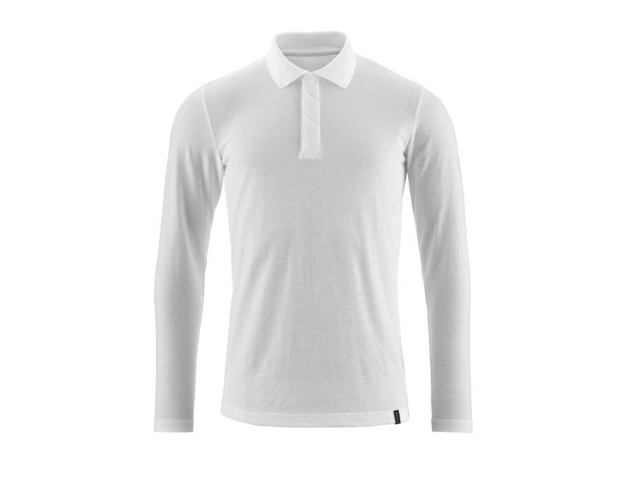 Polo-Shirt, Langarm CROSSOVER weiss