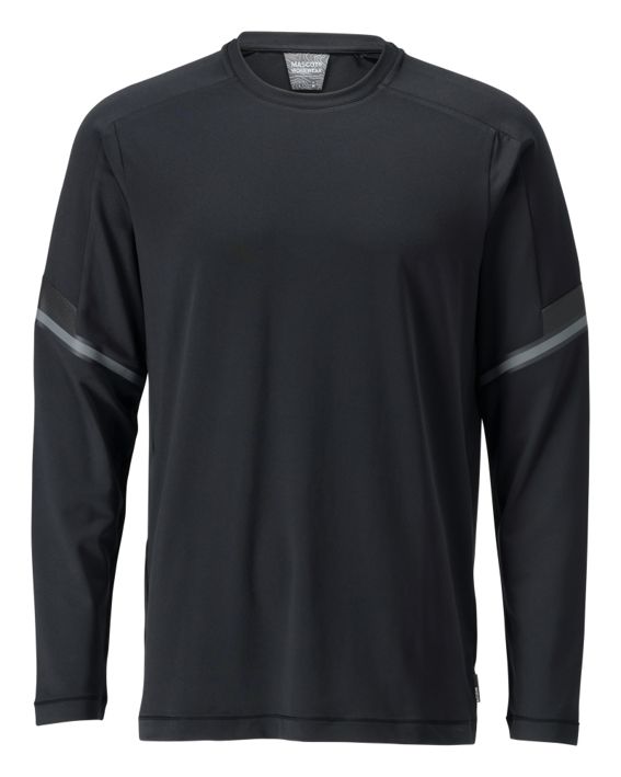 T-Shirt, Langarm CUSTOMIZED schwarz