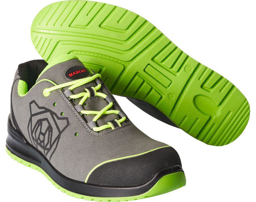 Sicherheitshalbschuh FOOTWEAR CLASSIC Grau/Limonengrün