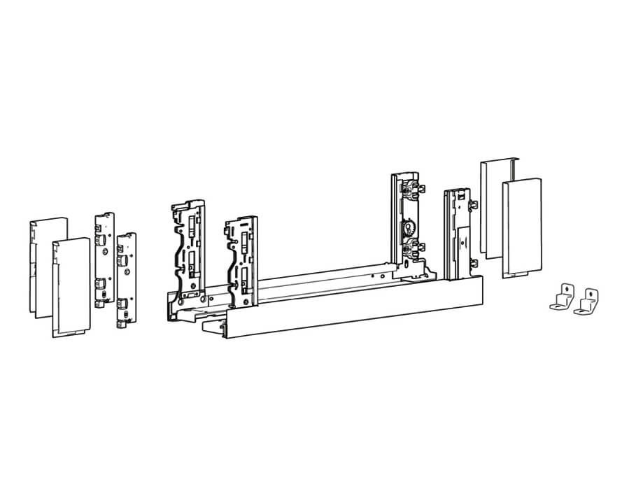 Inlayzargenset AvanTech YOU Höhe 187 mm 
