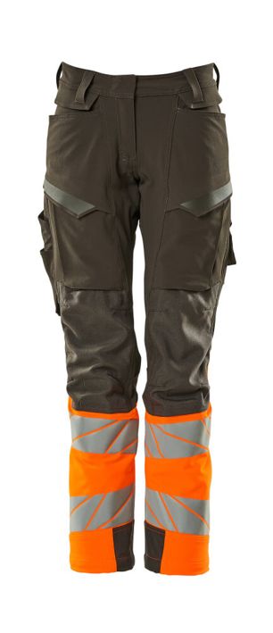 Hose mit Knietaschen ACCELERATE SAFE dunkelanthrazit/hi-vis orange