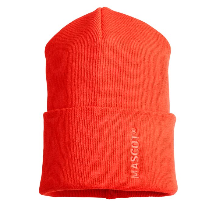 Strickmütze COMPLETE hi-vis rot