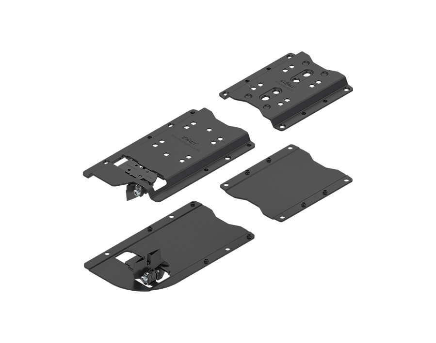 Pocketverbinder-Set - Anwendung Aufsatzschrank REVEGO uno Einzeltür 