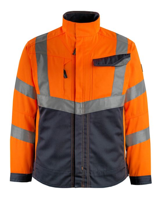 Jacke SAFE SUPREME hi-vis orange/schwarzblau