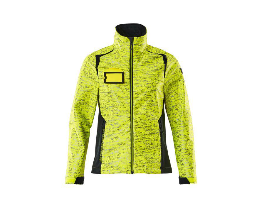 Soft Shell Jacke ACCELERATE SAFE hi-vis gelb/schwarzblau