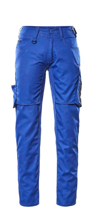 Hose mit Schenkeltaschen UNIQUE kornblau/schwarzblau