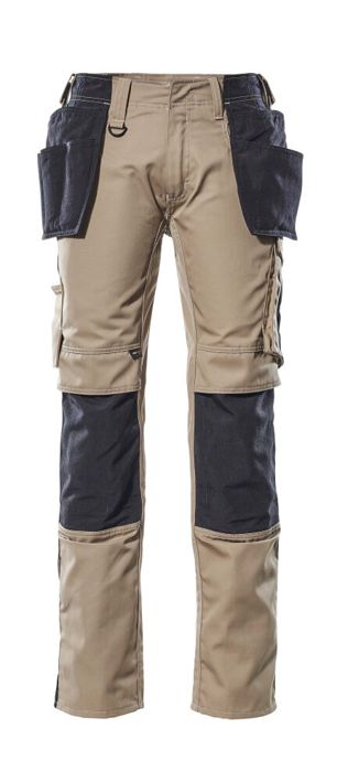 Hose mit Hängetaschen UNIQUE hellkhaki/schwarz