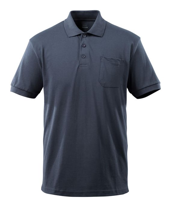 Polo-Shirt mit Brusttasche CROSSOVER schwarzblau