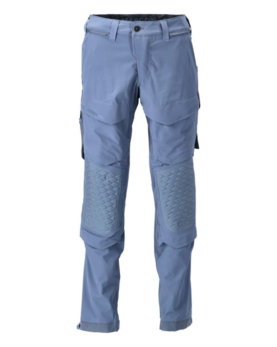 Hose mit Knietaschen CUSTOMIZED steinblau