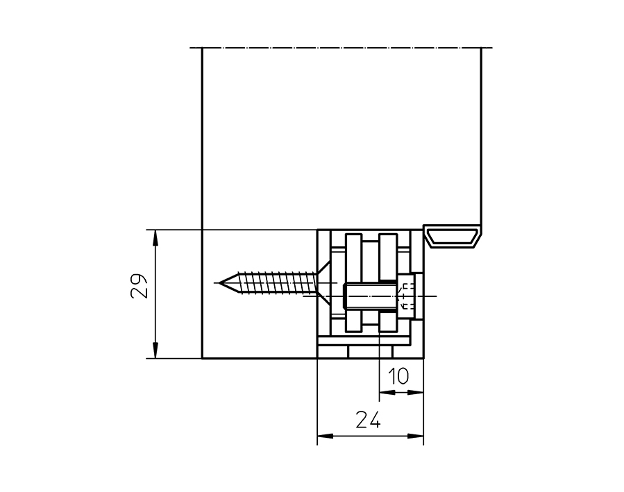 Abdeckwinkel VX 7560 KK