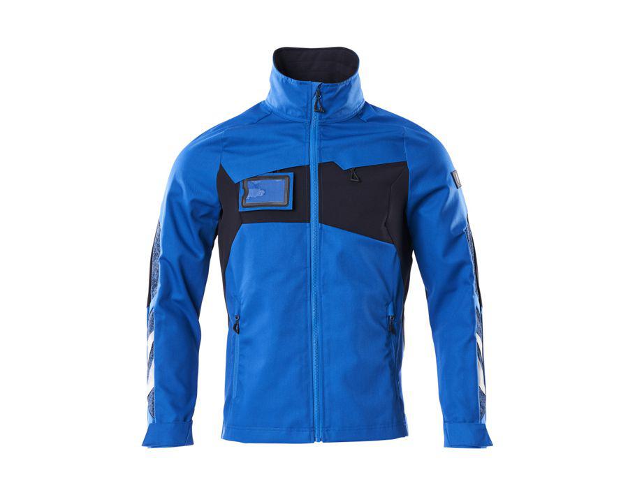 Jacke ACCELERATE azurblau/schwarzblau