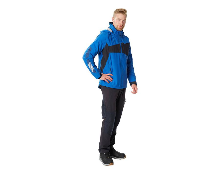Hard Shell Jacke ACCELERATE dunkelanthrazit/schwarz