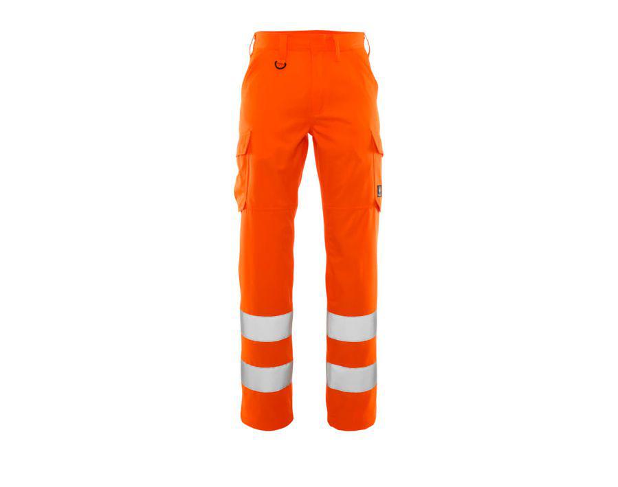 Hose mit Schenkeltaschen SAFE LIGHT hi-vis orange