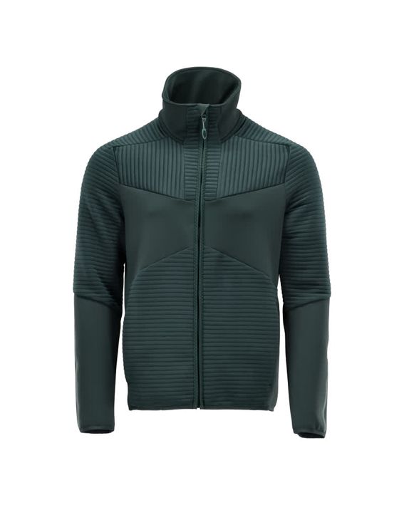 Fleecepullover mit Reißverschluss CUSTOMIZED waldgrün