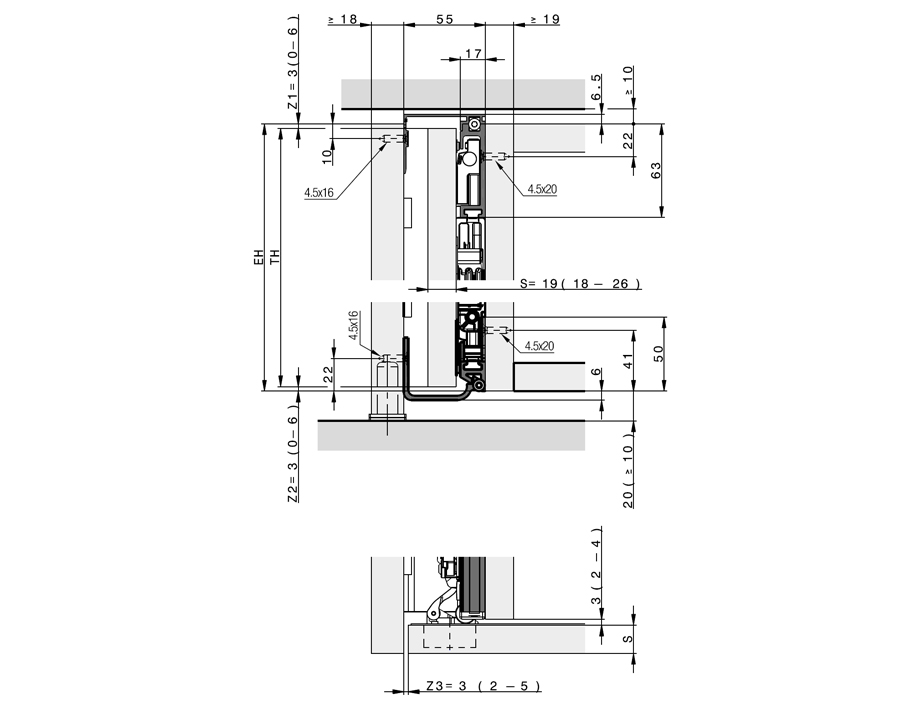 Hawa Concepta III 35 Pull, destra