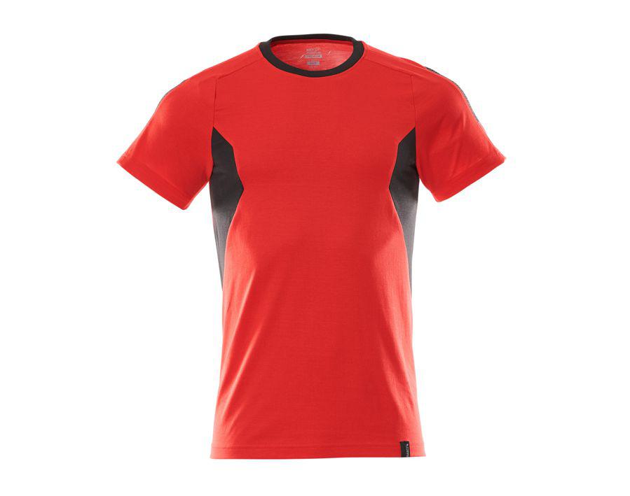 T-Shirt ACCELERATE verkehrsrot/schwarz