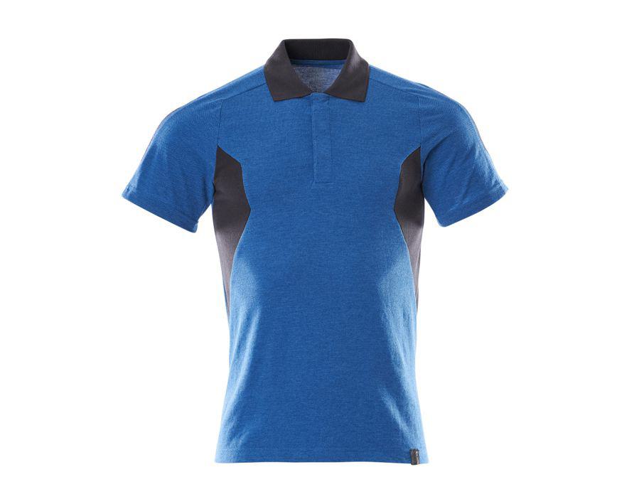 Polo-Shirt ACCELERATE azurblau/schwarzblau