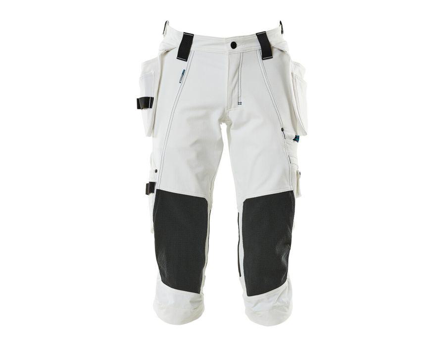 Dreiviertel-Hose mit Hängetaschen ADVANCED weiss