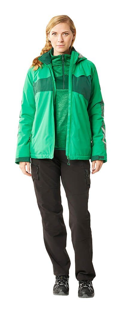 Winterjacke ACCELERATE azurblau/schwarzblau