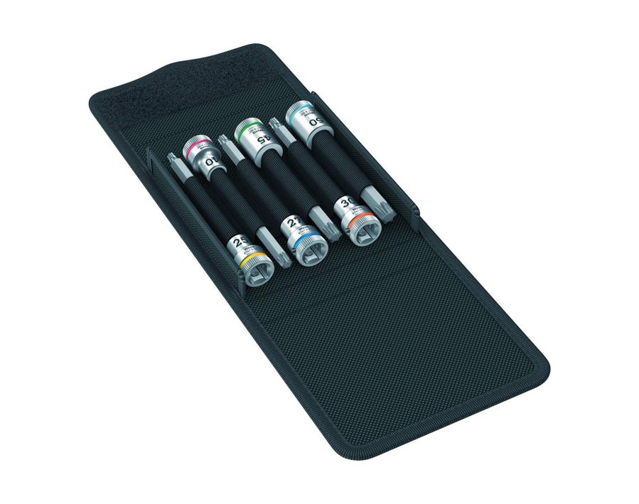 Schraubendreher-Einsatz-Garnitur 3/8" Zyklop für Innen-TORX®-Schrauben, lang