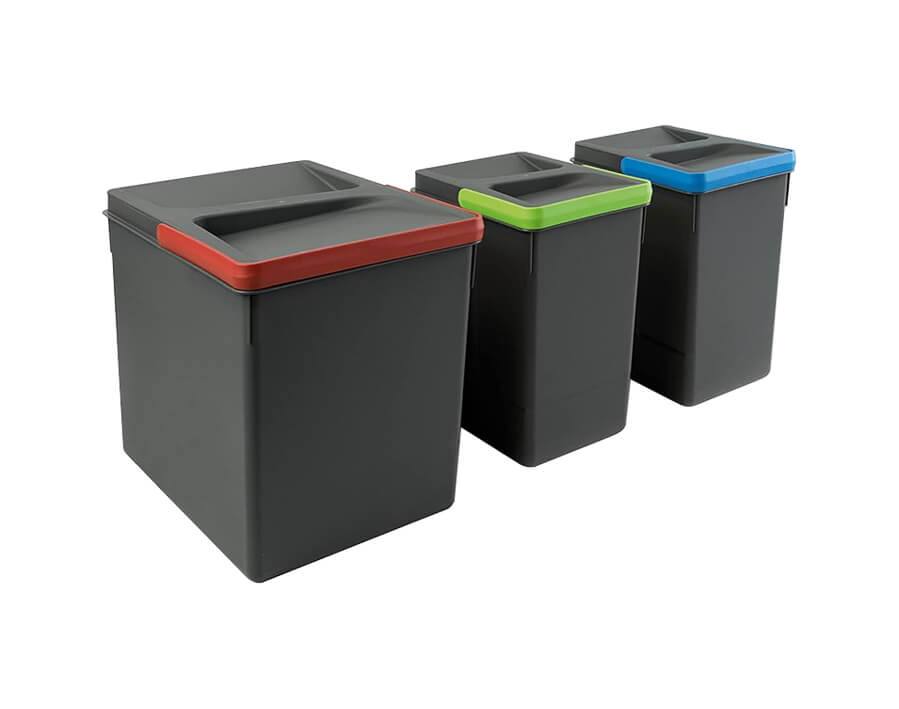 Abfallsammelbehälter-Set Recycle 
