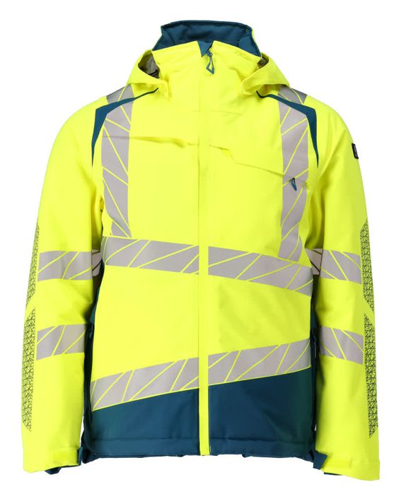 Winterjacke ACCELERATE SAFE hi-vis gelb/dunkelpetroleum