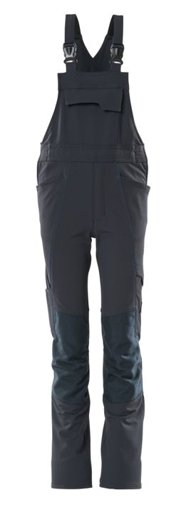 Latzhose für Kinder ACCELERATE schwarzblau