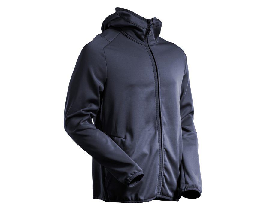 Fleecepullover mit Kapuze CUSTOMIZED schwarzblau