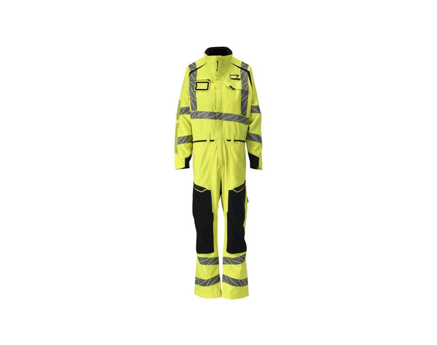 Overall mit Knietaschen ACCELERATE MULTISAFE hi-vis gelb/schwarzblau