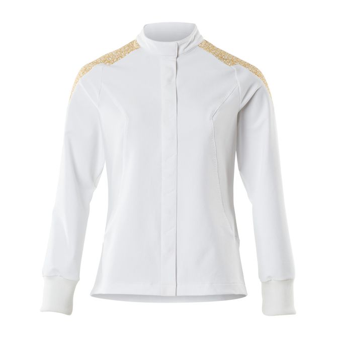 Jacke FOOD & CARE weiss/currygelb