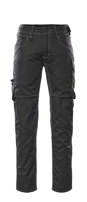 Hose mit Schenkeltaschen UNIQUE schwarz/dunkelanthrazit