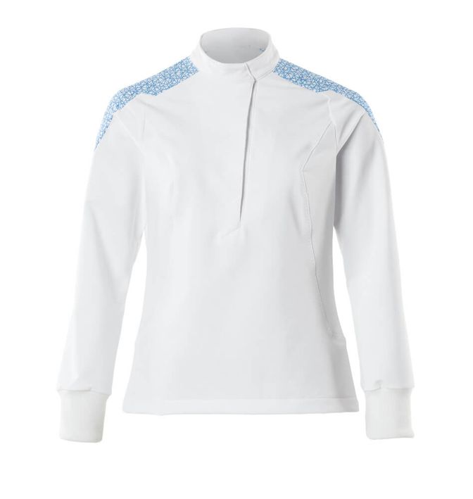 Schlupfkasack FOOD & CARE weiss/azurblau