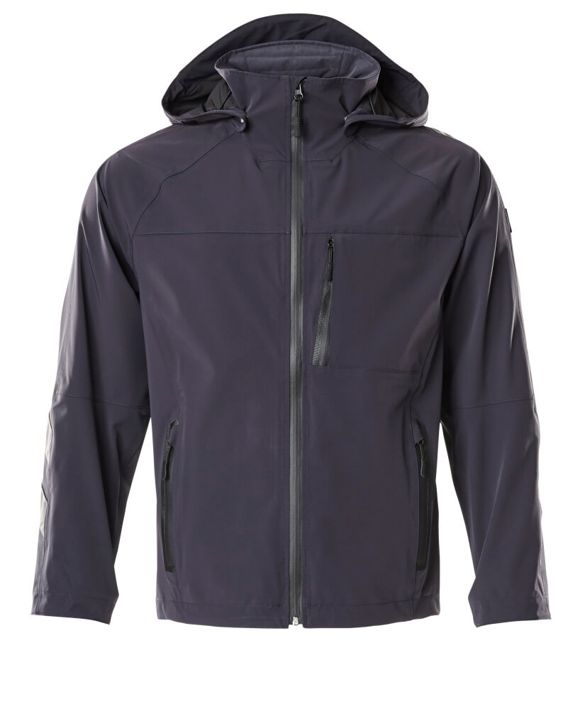 Hard Shell Jacke UNIQUE schwarzblau