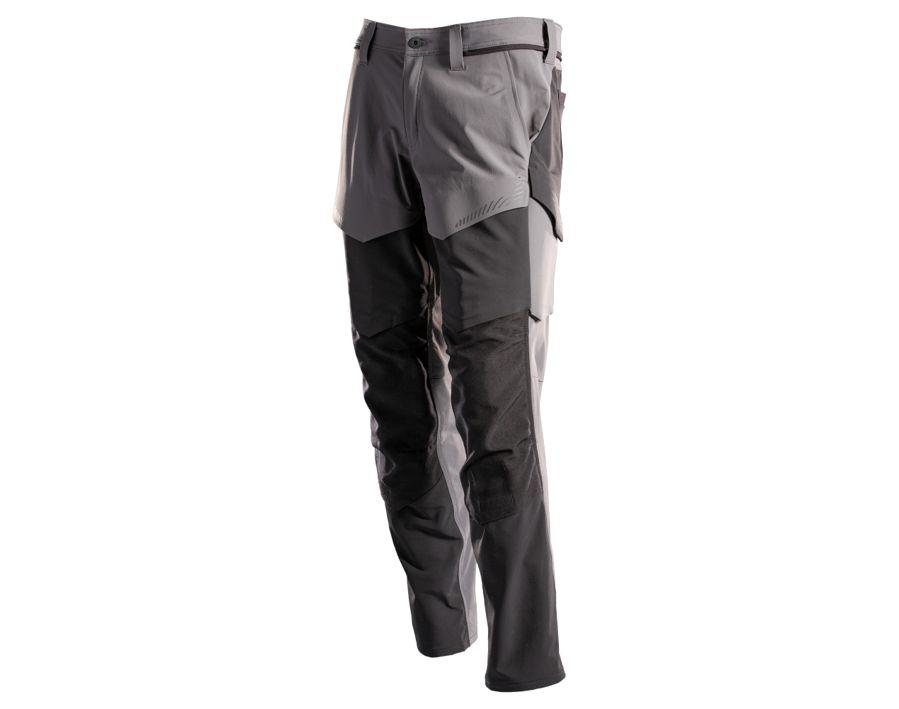 Hose mit Knietaschen CUSTOMIZED anthrazitgrau/schwarz