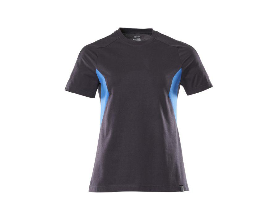 T-Shirt ACCELERATE schwarzblau/azurblau