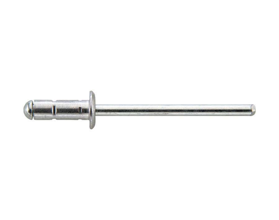 PolyGrip®-Mehrbereichs-Blindniet, Alu/Stahl, Flachrundkopf