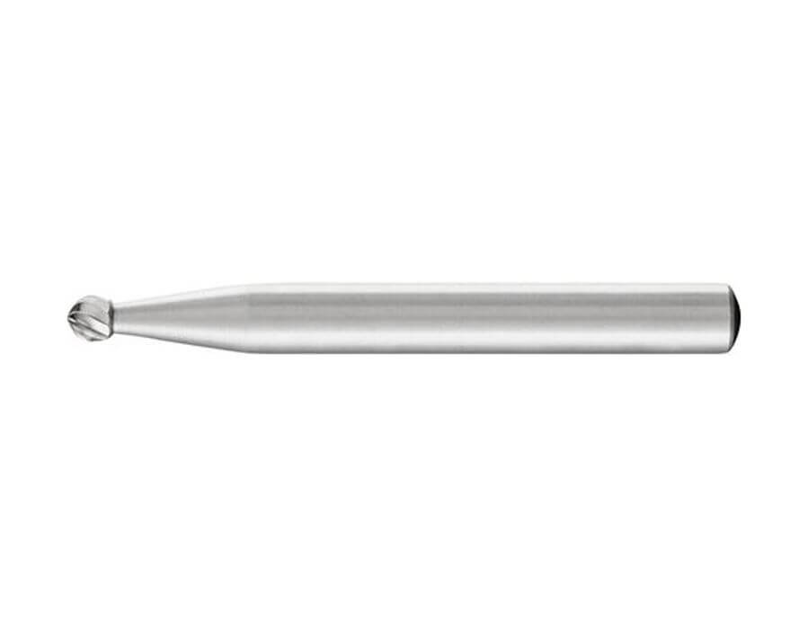 HSS-Frässtift (Rotorfräser) Schaft-Ø 6 mm, Kugelform F, Zahnung 3