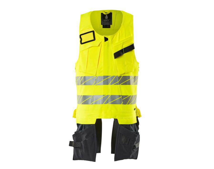 Werkzeugweste ACCELERATE SAFE hi-vis gelb/schwarzblau