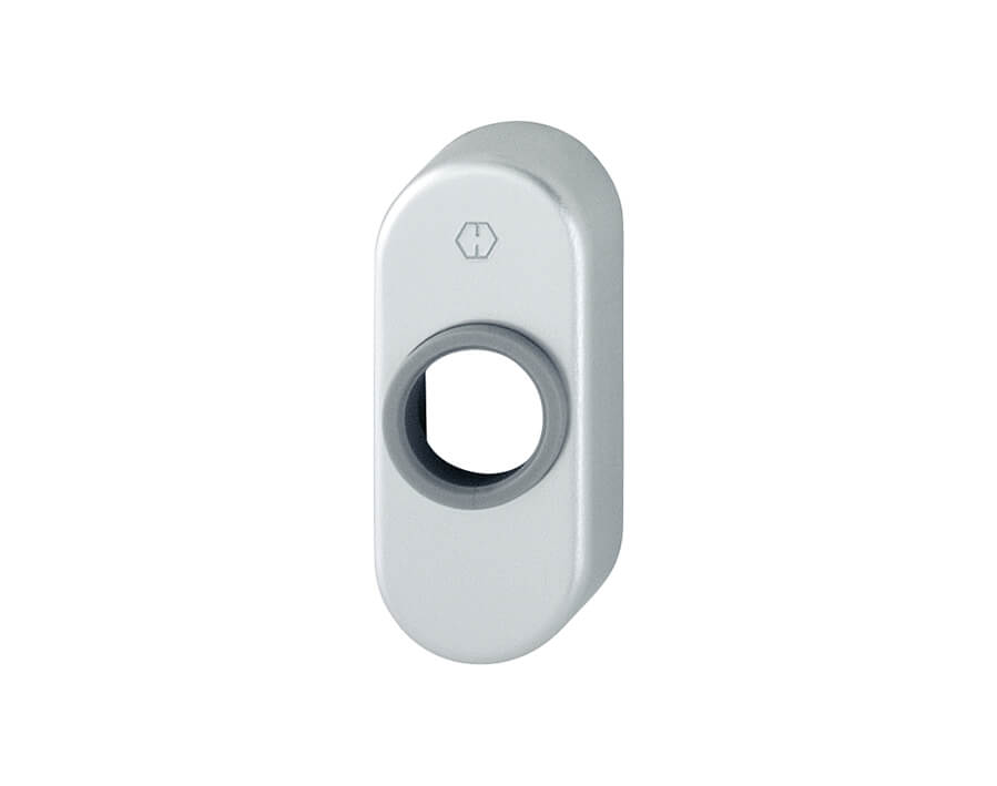 Rohrrahmen-Aluminium Drückerrosetten-Paar 30P 