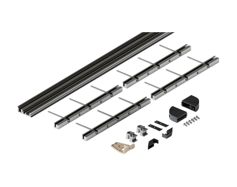 Bodenprofil-Set 4-türig Hawa Folding Concepta