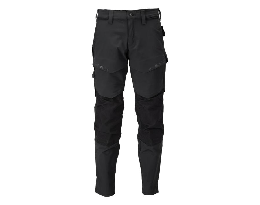 Hose mit Knietaschen CUSTOMIZED schwarz
