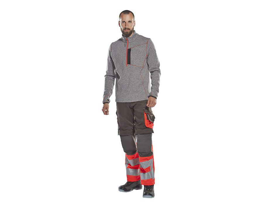 Hose mit Knietaschen SAFE SUPREME schwarzblau/hi-vis gelb