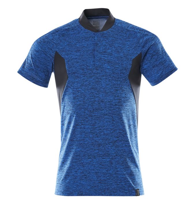 Polo-Shirt ACCELERATE azurblau/schwarzblau