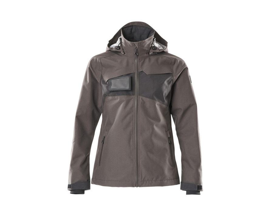 Hard Shell Jacke ACCELERATE dunkelanthrazit/schwarz