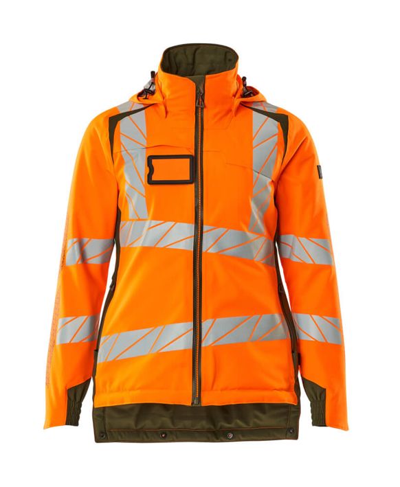 Winterjacke ACCELERATE SAFE hi-vis orange/moosgrün