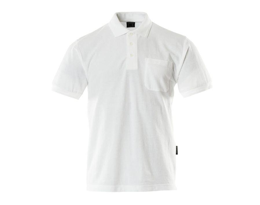 Polo-Shirt mit Brusttasche CROSSOVER weiss