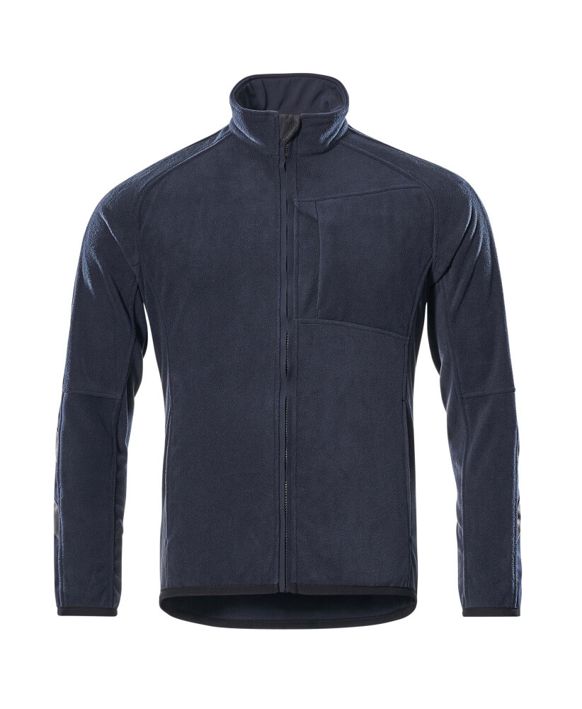 Fleecejacke UNIQUE schwarzblau
